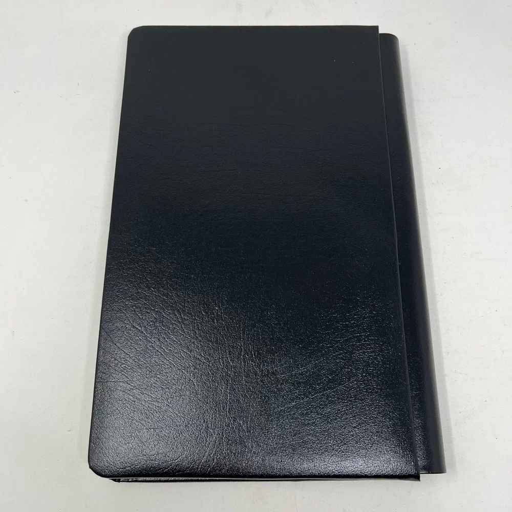 Webway Black Expandable Photo Album 4x7 Pocket Pages FW-74 Refillable Binder
